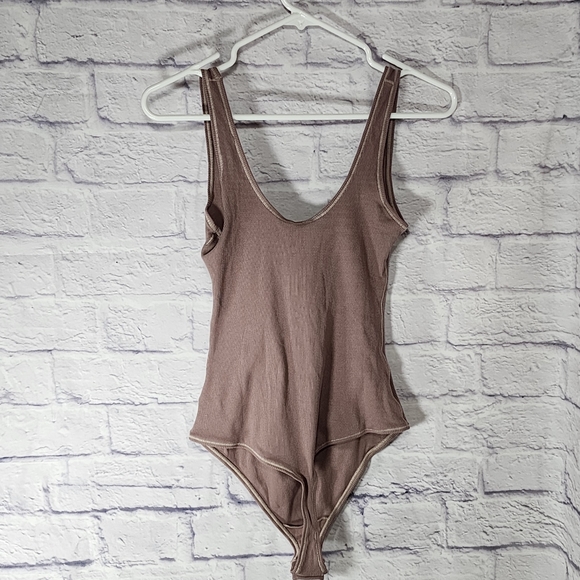 SKIMS COTTON RIB BODYSUIT/ NWT/ UMBER/ XXS,L/XL/3X - Picture 4 of 17